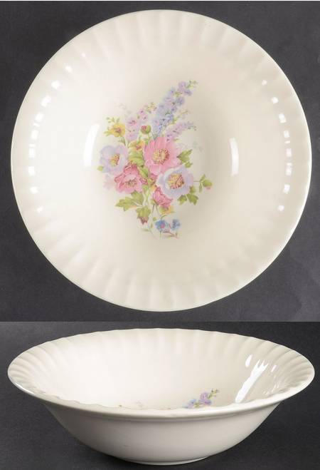 Spring Bouquet 8" Round Vegetable Bowl by Edwin Knowles