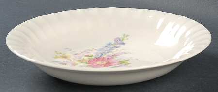 Spring Bouquet Coupe Soup Bowl by Edwin Knowles
