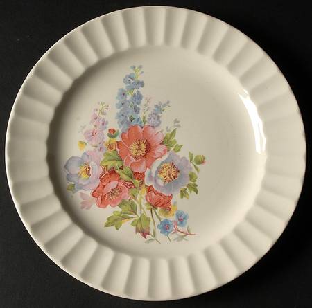 Spring Bouquet Luncheon Plate by Edwin Knowles