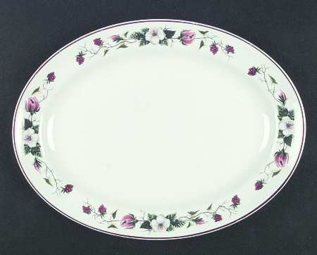 Spring Glory 12" Oval Serving Platter