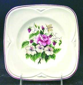 Spring Glory Square Salad Plate