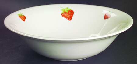 Strawberry 9" Round Vegetable Bowl