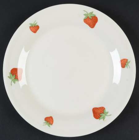 Strawberry Luncheon Plate