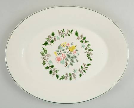 Summer Garden 12" Oval Serving Platter