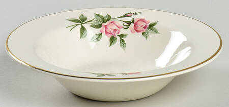 Sweetheart Rose Rim Cereal Bowl
