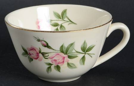 Sweetheart Rose Flat Cup