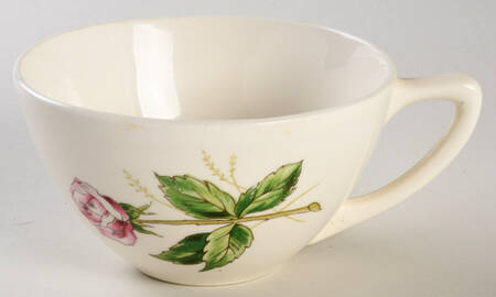 Tea Rose Flat Cup