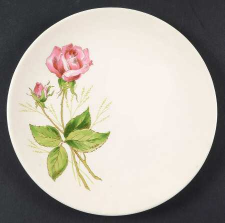 Tea Rose Salad Plate