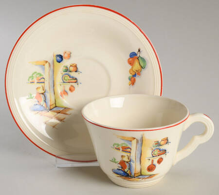 Tia Juana Flat Cup & Saucer Set