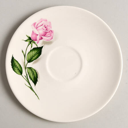 Tupperware Rose Saucer