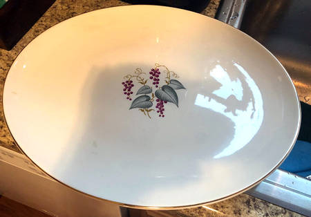 Vintage 15" Oval Serving Platter