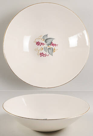 Vintage 8" Round Vegetable Bowl