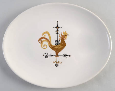 Weather Vane 12" Oval Serving Platter