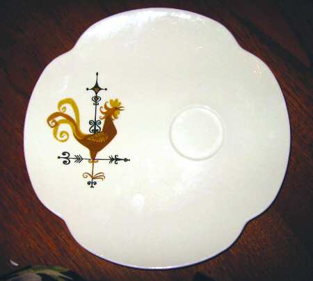 Weather Vane Snack Plate