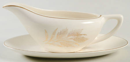 Wheat Gravy Boat & Underplate