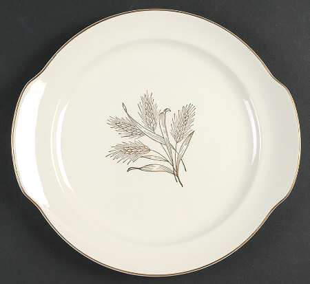 Wheat Handled Cake Plate