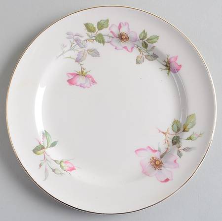 Wild Rose (Rimmed) Dessert/Pie Plate