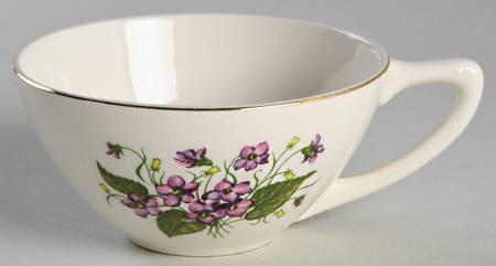 Wood Violets Flat Cup
