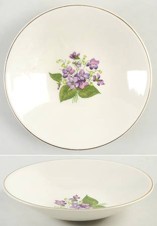 Wood Violets Fruit/Dessert (Sauce) Bowl