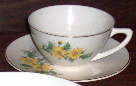X4011 Flat Cup & Saucer Set