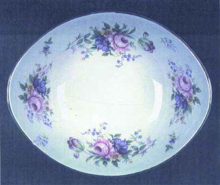6544 (England) 9" Oval Vegetable Bowl