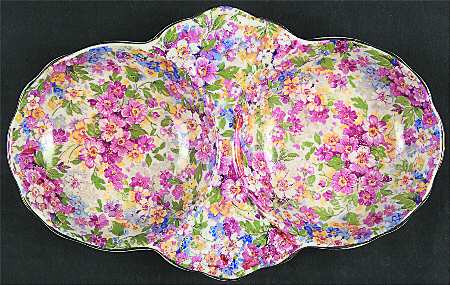 Apple Blossom Chintz 2-Part Relish