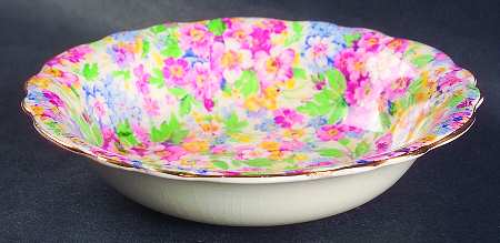Apple Blossom Chintz Coupe Cereal Bowl