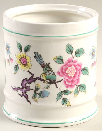 Chinese Rose 7" Storage Jar No Lid