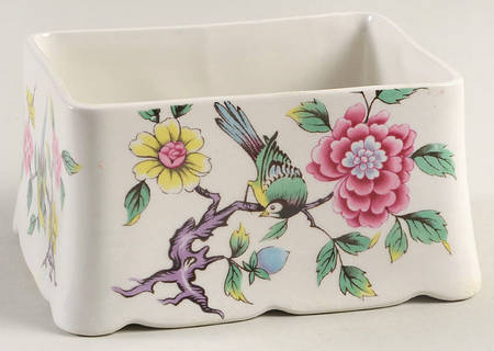 Chinese Rose Rectangular Box, No Lid