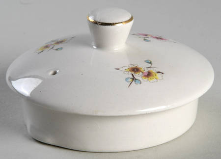 Chinese Rose Lid for Teapot