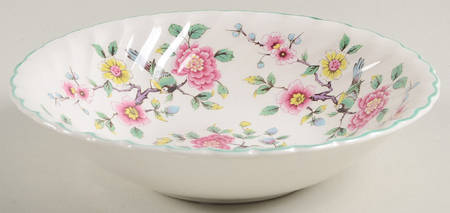 Chinese Rose Coupe Cereal Bowl