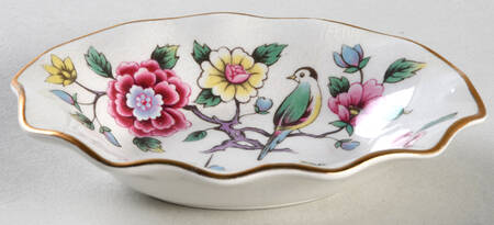 Chinese Rose Nut Dish by James Kent (England)