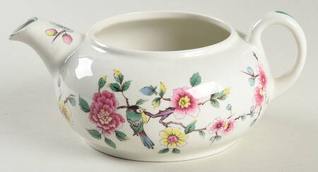Chinese Rose Mini Teapot No Lid