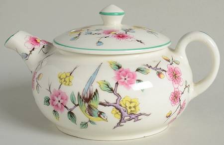Chinese Rose Mini Stacking Teapot & Lid