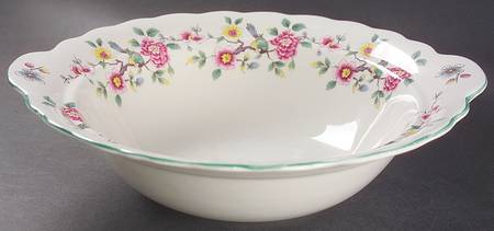 Chinese Rose Round Vegetable No Lid