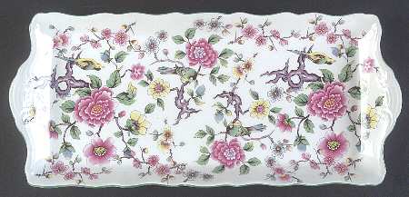 Chinese Rose Large Sandwich Tray