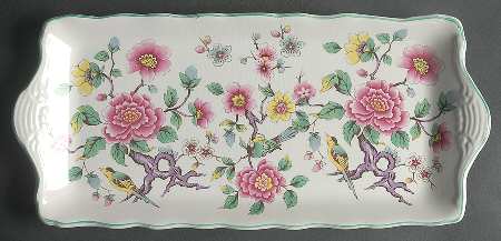 Chinese Rose Large Sandwich Tray