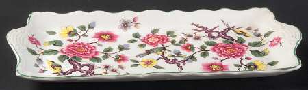 Chinese Rose 12" Sandwich Tray