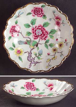 Chinese Rose 4" Round Nut Dish