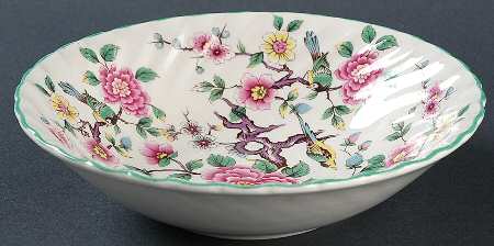Chinese Rose Coupe Cereal Bowl