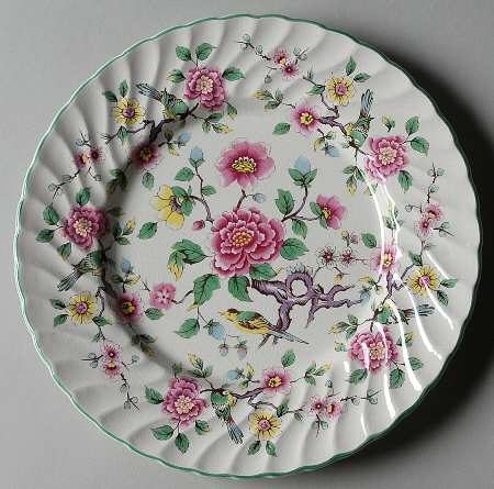 Chinese Rose Salad Plate