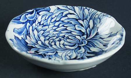 Chrysanthemum Blue Butter Pat