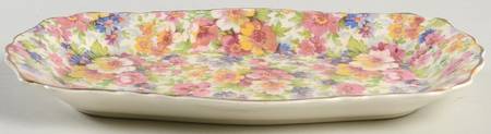 Dubarry (Old, No Globe Backstamp) Tray for Mini Creamer & Open Sugar