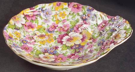 Dubarry (Old, No Globe Backstamp) Shell Shaped Dish