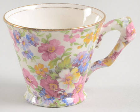 Dubarry (Old, No Globe Backstamp) Footed Demitasse Cup