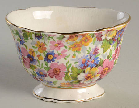 Dubarry (Old, No Globe Backstamp) Open Sugar Bowl