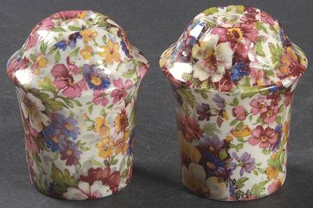 Dubarry (Old, No Globe Backstamp) Salt & Pepper Set