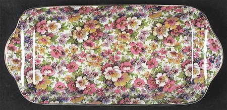 Dubarry (Old, No Globe Backstamp) Large Sandwich Tray