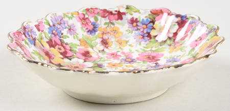 Dubarry (Old, No Globe Backstamp) 5" Round Shell Tray