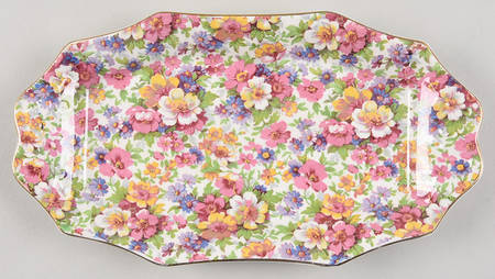 Dubarry (Old, No Globe Backstamp) Small Sandwich Tray